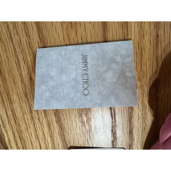 Jimmy Choo Diosa 50 Pink Leather Mules Square Toe Heels EU 39 US 8.5 Box - Picture 9 of 16